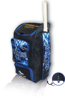 Glitter CRICKET KIT BAG ROBOT 3.0 CLASSIC BLUE PITTHO STYLE WITH WHEEL & PASSWORD LOCK(Blue, Kit Bag)