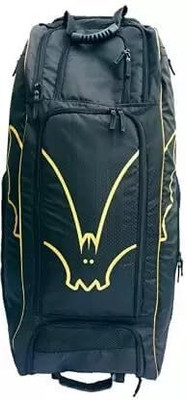 SWASTIK Branded Cricket Kit Bag Game Changer Duffle KIT Bag (Black/Golden) (Kit Bag)(Kit Bag)