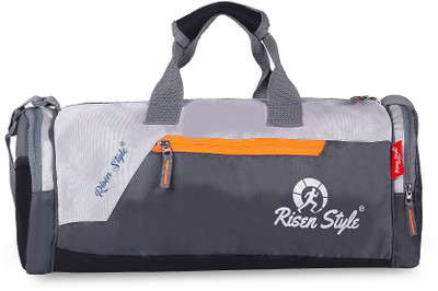Risen style Duffle/Gym Bag/Shoulder Bag for Men & Women(Black, Kit Bag)