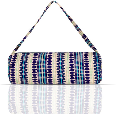 Strauss Jacquard Gym Bag | Eco-Friendly & Washable Yoga Bag, Gym Bag(Blue, Kit Bag)