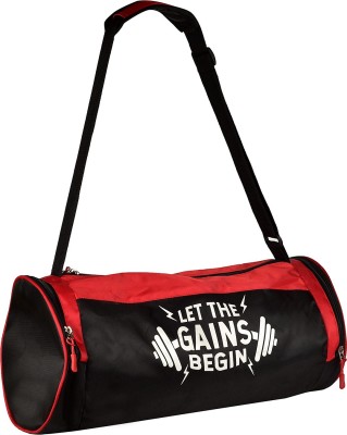 VK Fashions Let The Gains Begin Fitness Gym Bag/Duffel Bag/Travel Bag/Sports Bag/Travel kit Gym Duffel Bag