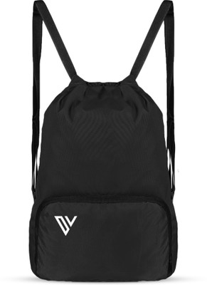 divulge Maxin Backpack Meteor Drawstring Bag PUNCH Daypack, Drawstring bag, Sport Bag 18 L Backpack(Black)