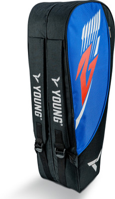 Young R2 Pro Badminton Double Zipper Kitbag | Durable Polyester Fabric(Kit Bag)