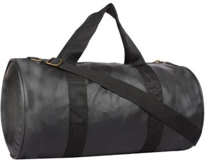 FITNESSCLUB DB_Deflate Round -01 Gym::Fitness (Black, Kit Bag) Gym Duffel Bag