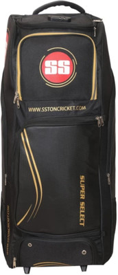 BEEATWAVE HUB Super Select Players Wheelie Cricket Bag (Black, Wheeler)(Kit Bag)