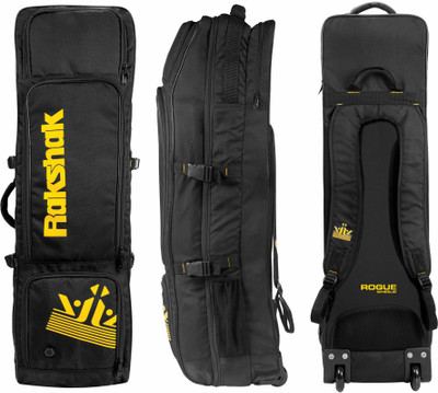 Rakshak Rogue Jumbo Wheel Hockey Bag (Black)(Kit Bag)