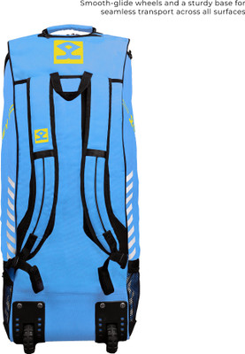 Shrey Legacy Duffle Wheelie 80(Blue, Kit Bag)