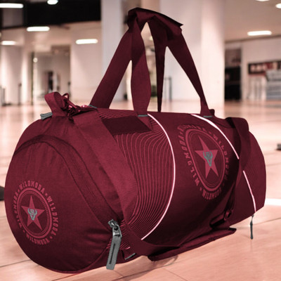 Wildmoda 40L Multi-Pockets Sport Travel Duffle Bag – Essential Gym, Travel & Sports Bag(Maroon, Kit Bag)