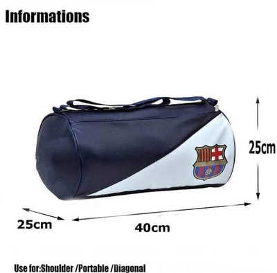 NEPROCK SPORTS Gym Bag with Shaker Bottle Combo Pack for Men & Women Gym Bag Combo Kit(Blue, Messenger Bag)