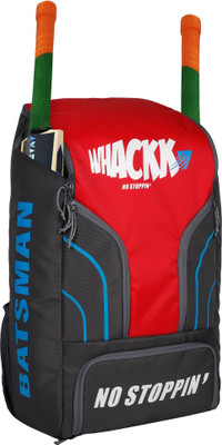 WHACKK Batsman Junior & Youth Cricket Kit Bag/Fits 14.75 inch Leg Pad(Grey, Backpack)