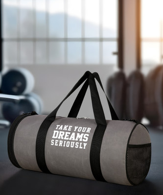 Dmade water resistant premium quality sports bag with separate shoe compartment(Black, Kit Bag)