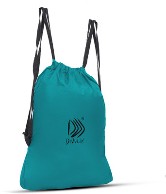 divulge Sports and Multi-utility backpack with drawstring pouch - 19 Liters(Black, Backpack)
