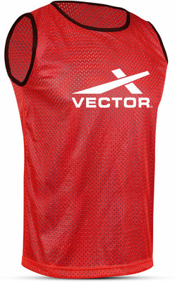 VECTOR X VX-BIBS Large Football, Hockey Bib(Red)