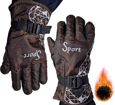 aksmit cricket gloves Riding Gloves(Brown)