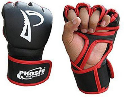 PROSPO MMA Mixed Martial Arts Striking Fighting Synthetic Leather Kick Boxing Gloves Gym & Fitness Gloves(Multicolor)