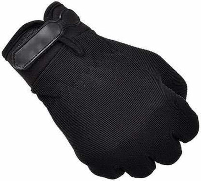 DreamPalace India Anti Slip Riding Gloves Touch Screen Friendly Gloves Riding Gloves(Black)