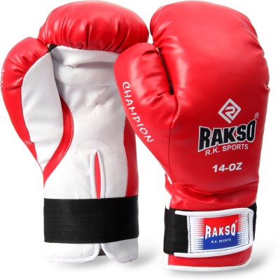 Rakso BOUNCER Fight Training Blue Red Safe Wrist Wrap Boxing Gloves (RED ) Boxing Gloves(Red)