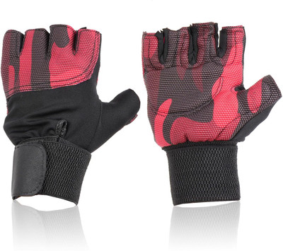 DreamPalace India Weight Lifting Training Gloves Women Men Fitness Sports Gloves Gym & Fitness Gloves(Red)