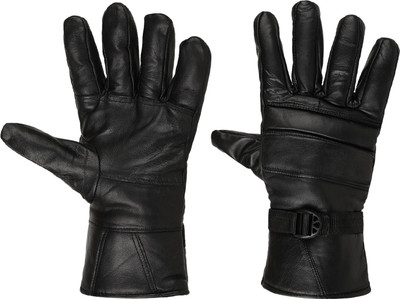 Romofy Classy Riding Racing Bike Motorcycle Driving Gloves Warm Winter Gloves Riding Gloves(Black)