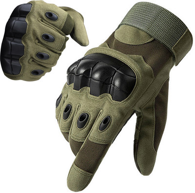 PROBEROS Riding Gloves for Bike Motorcycle with Touch Screen Finger(L) Riding Gloves(Green)