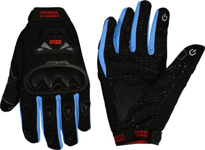 STUDDS SMG 6 Full Finger Bike Riding Gloves with Touch Screen Sensitivity Riding Gloves Riding Gloves(Blue)