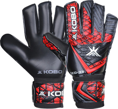 KOBO GKG-03 Professional Football Goal Latex Keeper Gloves/ Soccer Ball Hand Protector Goalkeeping Gloves(Multicolor)