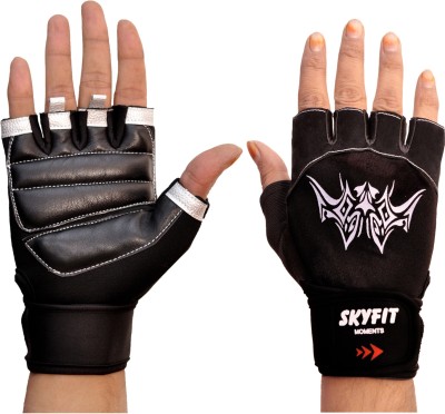 Zepto Gym Sports Workout Gloves For Men And Women Gym & Fitness Gloves(Black)