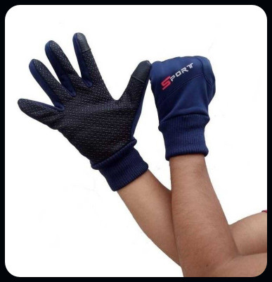 JAI SHRI Solid Protective Men & Women_ Riding Gloves(Blue)