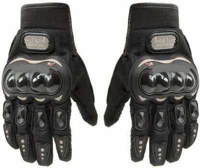 Probiker wear Full Finger Anti-Slip Safe Bike Racing Riding Gloves (XL)(BLUE) Riding Gloves(Black)