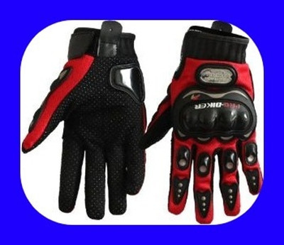 meenu arts New Premium Pro Biker Riding Gloves_29 Driving Gloves(Red)