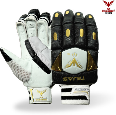 VisionMart CB GLOVES Batting Gloves(Black)