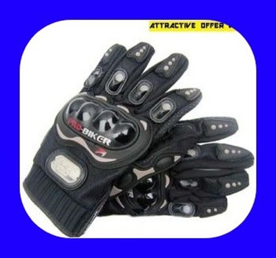 meenu arts New Premium Pro Biker Riding Gloves_95 Driving Gloves(Black)
