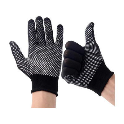 GJSHOP Breathable Anti-Slip Work Gloves for Sports, Adventure Batting Gloves(Black)