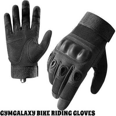 GYMGALAXY Motorcycle Gloves, Full-Finger Racing Gloves for Men, Motorcycle Gloves Driving Gloves(Black)
