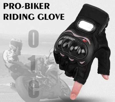 Ratasi only PRO BIKER HALF BLACK Driving Gloves(Black)