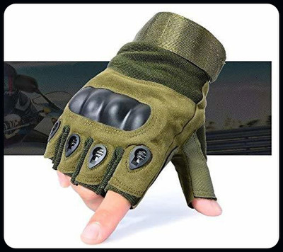 JAI SHRI gym gloves with silicone padding Weight lifting wrist support_ Gym & Fitness Gloves(Green)