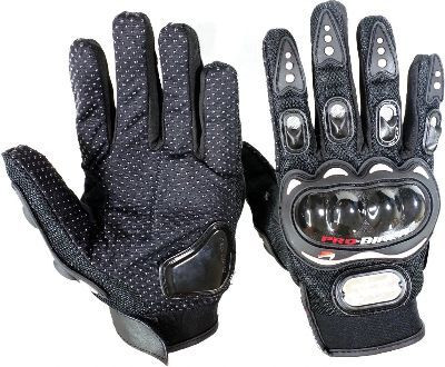 meenu arts Premium Pro Biker Riding Gloves_853 Driving Gloves(Black)