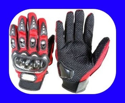meenu arts New Premium Pro Biker Riding Gloves_1133 Driving Gloves(Red, Black)