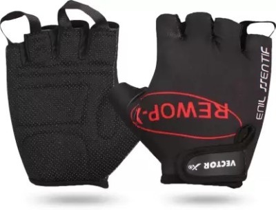 VECTOR X VX-300 Gym & Fitness Gloves(Black)