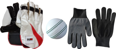Garg Enterprises Black Inner Set Wicket Keeping Gloves(Black)