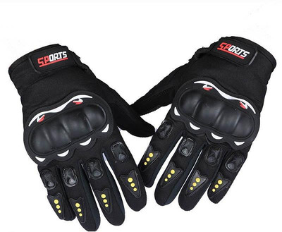 VOYARGE Motorcycle Gloves, For Biker, For Motocross, Dirt Bike, For Scooter-X38 Riding Gloves(Black)