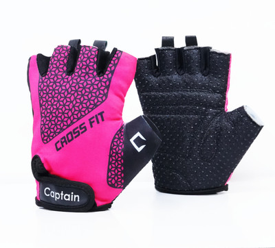 CAPTAIN CROSS FIT RIDING BREATHABLE GLOVES Riding Gloves(Pink)
