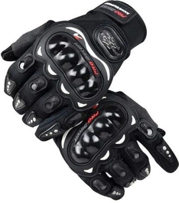 KANDID Comfortable Super Grip Anti Skid Full Fingure Bike Racing Gloves,Sports Riding Gloves(Black)