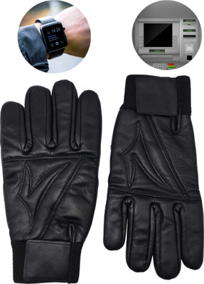 CTC CREATION Warm & Stylish Touch Gloves for Him and Her Riding Gloves(Black)