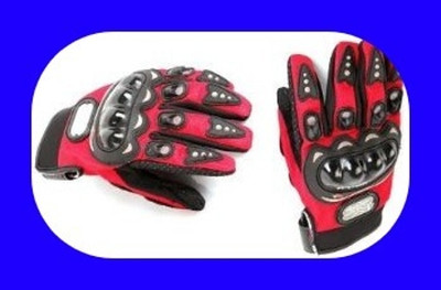 meenu arts New Premium Pro Biker Riding Gloves_1003 Driving Gloves(Red, Black)