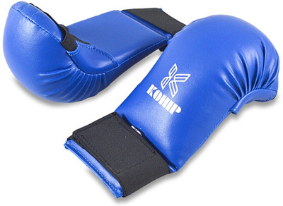 KOHIP Karate Gloves Moulid Boxing Gloves(Blue)