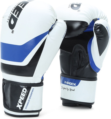 XpeeD PU Boxing Gloves for Punching Bag Boxing | Training | MMA | Sports Gloves Boxing Gloves(Blue)
