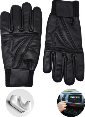CTC CREATION Smart Touchscreen Gloves for Winter Fashion Lovers Riding Gloves(Black)