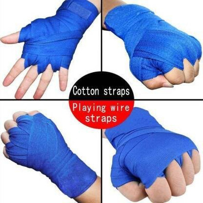zaysoo Boxing Hand Tape Red Boxing Hand Wrap Boxing Gloves(Blue)