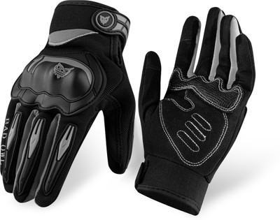 BAD OWL RYDON Full Finger Motorcycle Gloves Riding Gloves(Black)